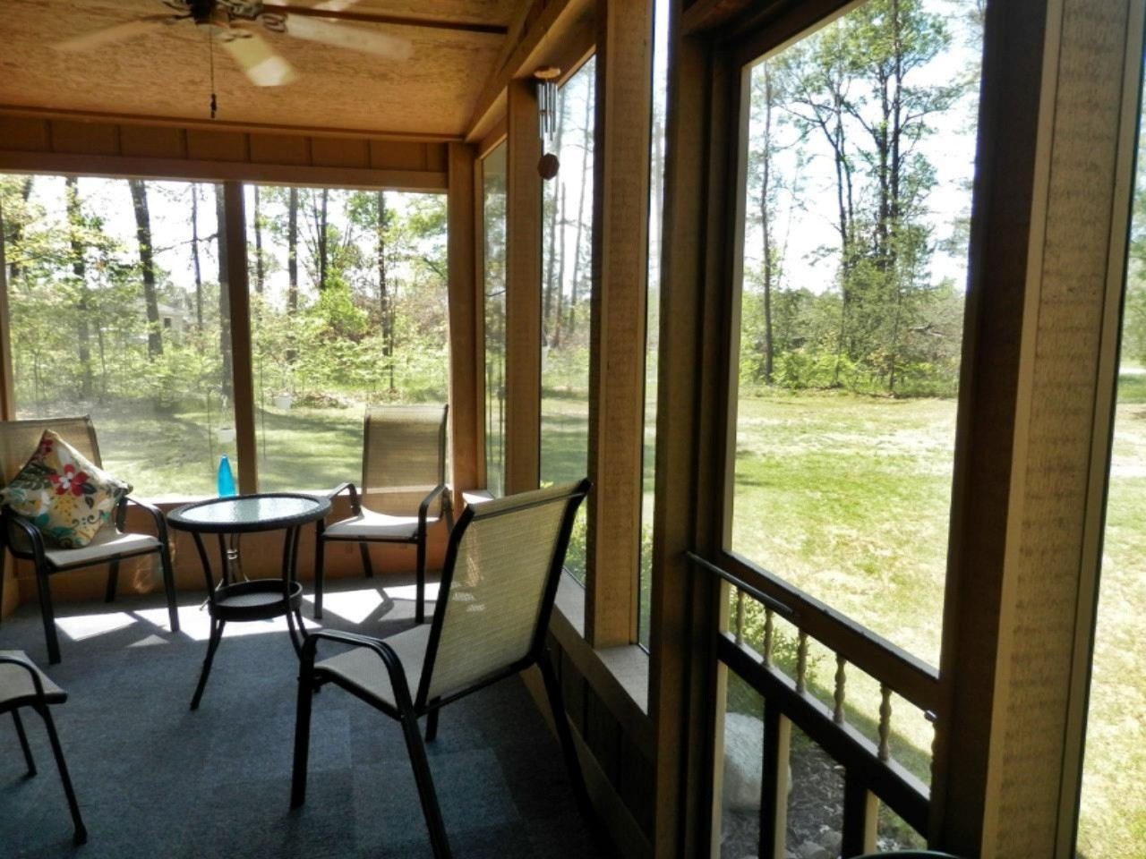 841 11 Mile Road Irons, MI 49644 - Photo 6 of 38 Charming door on screened porch