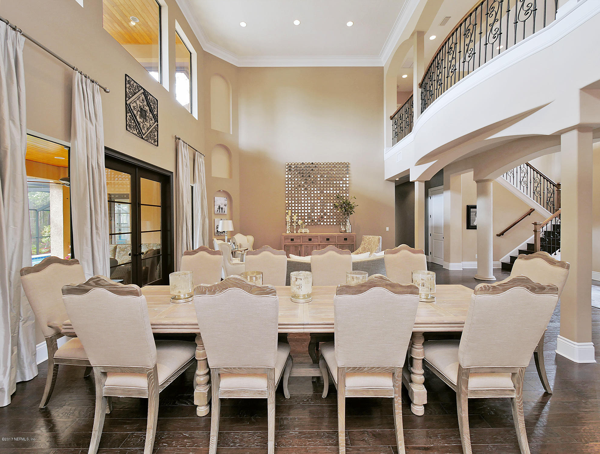 8074 Green Glade Road Jacksonville, FL 32256 - Photo 11 of 71 a view of a dining area with furniture and a large window