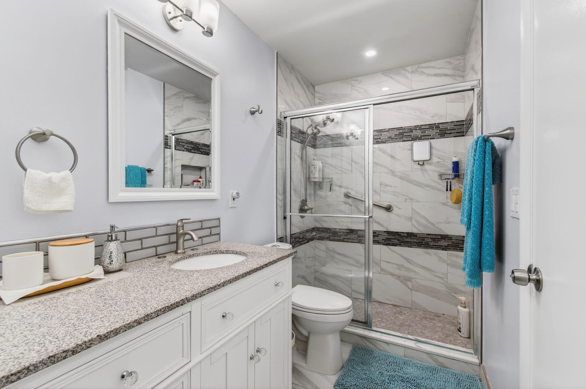 1320 High Point Place South, Unit C Delray Beach, FL 33445 - Photo 37 of 56 Remodeled master bathroom (2)