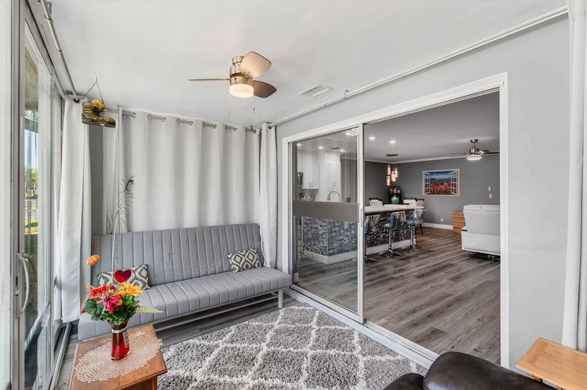 1320 High Point Place South, Unit C Delray Beach, FL 33445 - Photo 8 of 56 Enclosed Florida room (2)