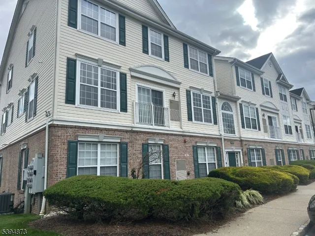 a front view of a building