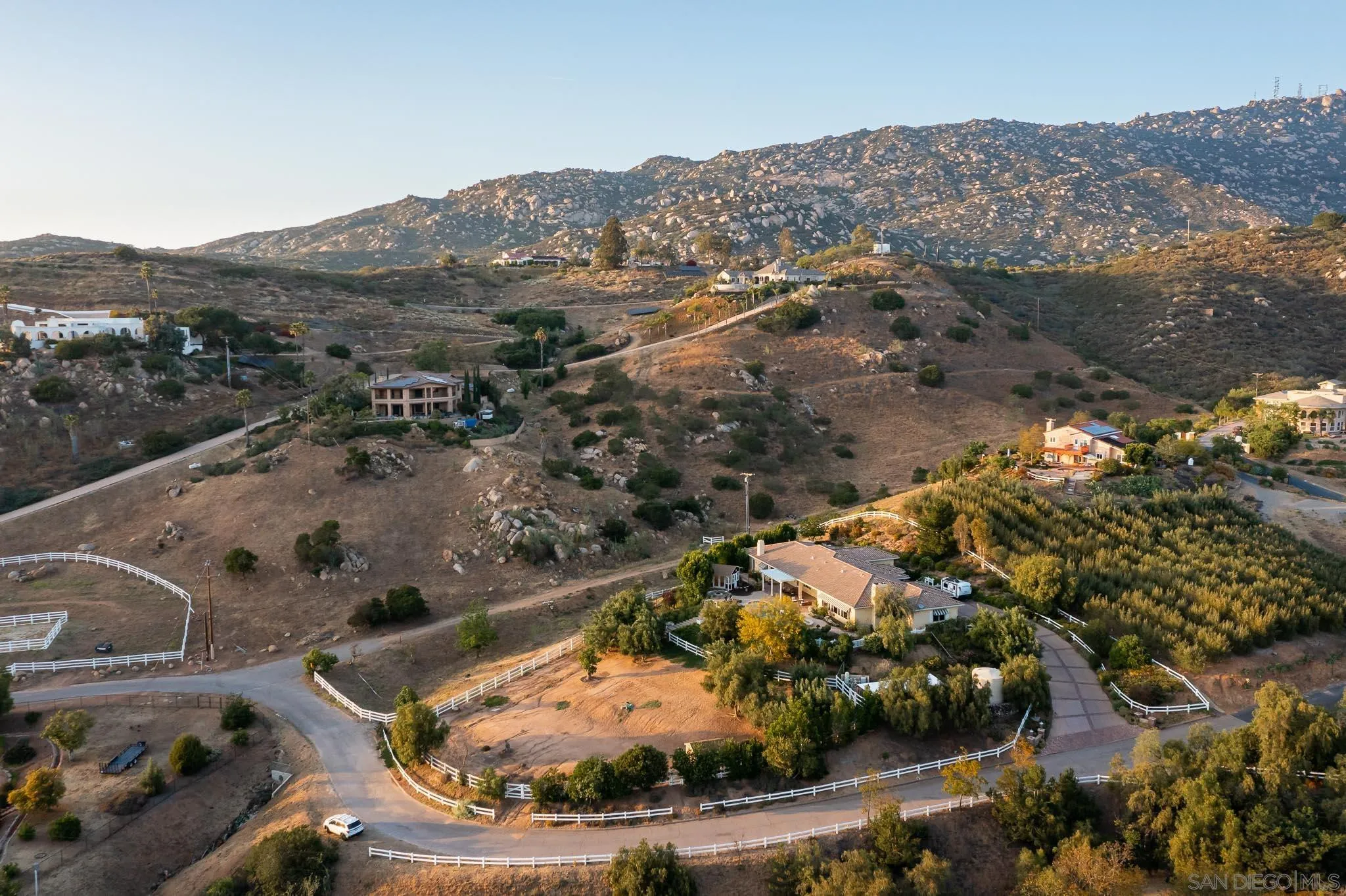 15435 Eastvale Road Poway, CA 92064 - Photo 52 of 57 an aerial view of residential house and outdoor space