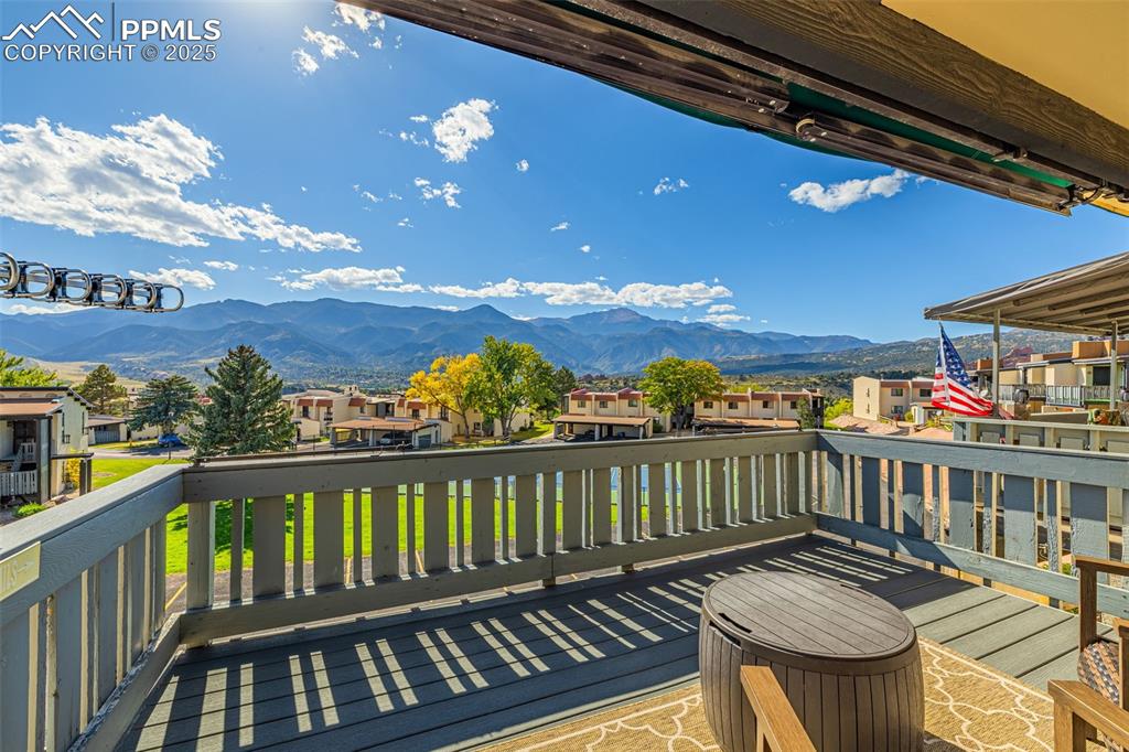 1130 Fontmore Road, Unit D Colorado Springs, CO 80904 - Photo 4 of 33 a view of a balcony with chairs