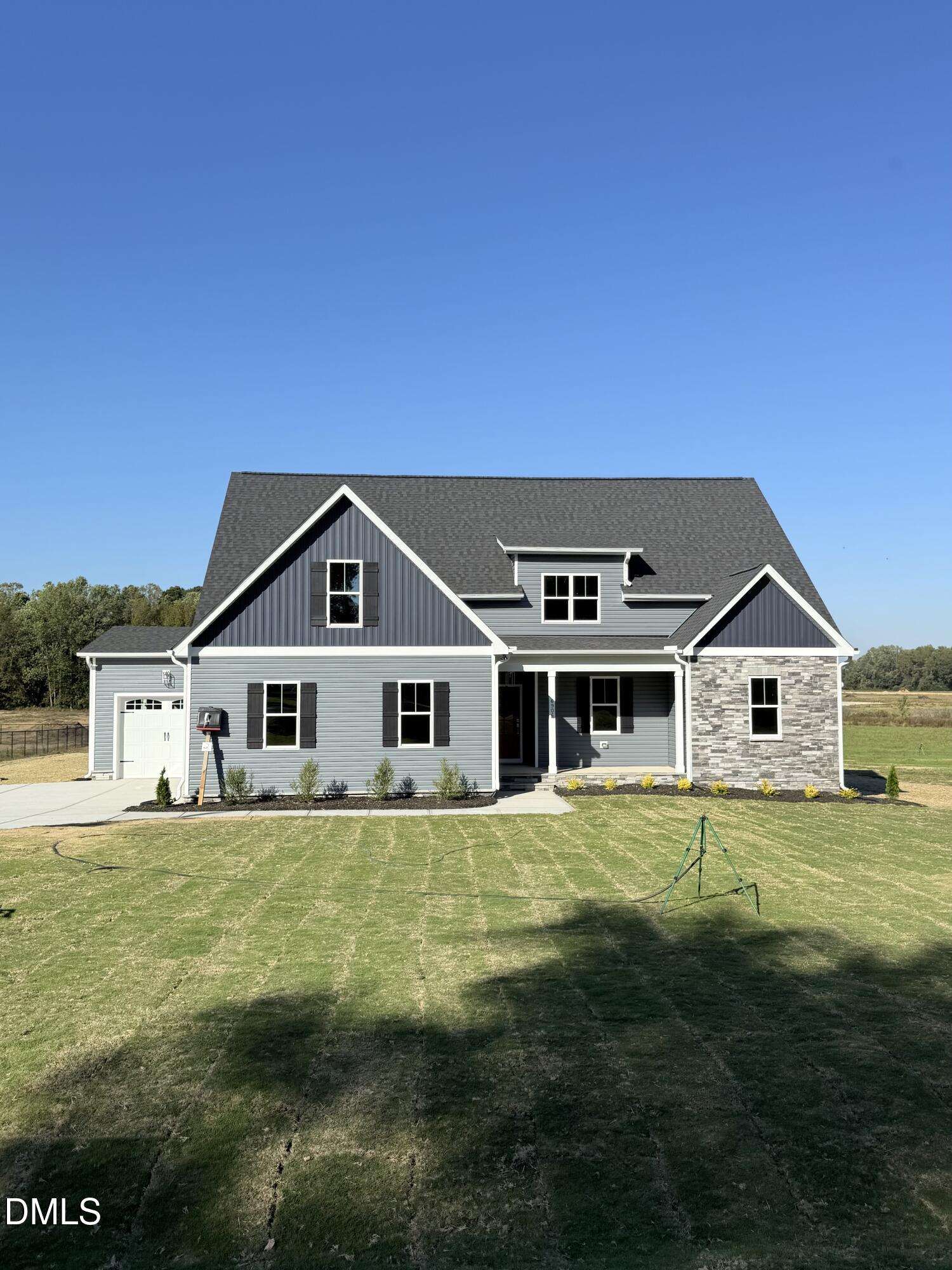 a house with a big yard