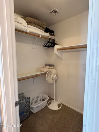 a view of storage and utility room with racks on the wall