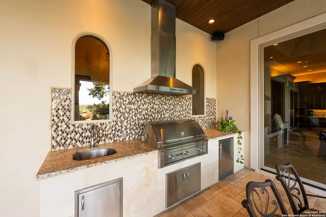 a view of a painting of a house