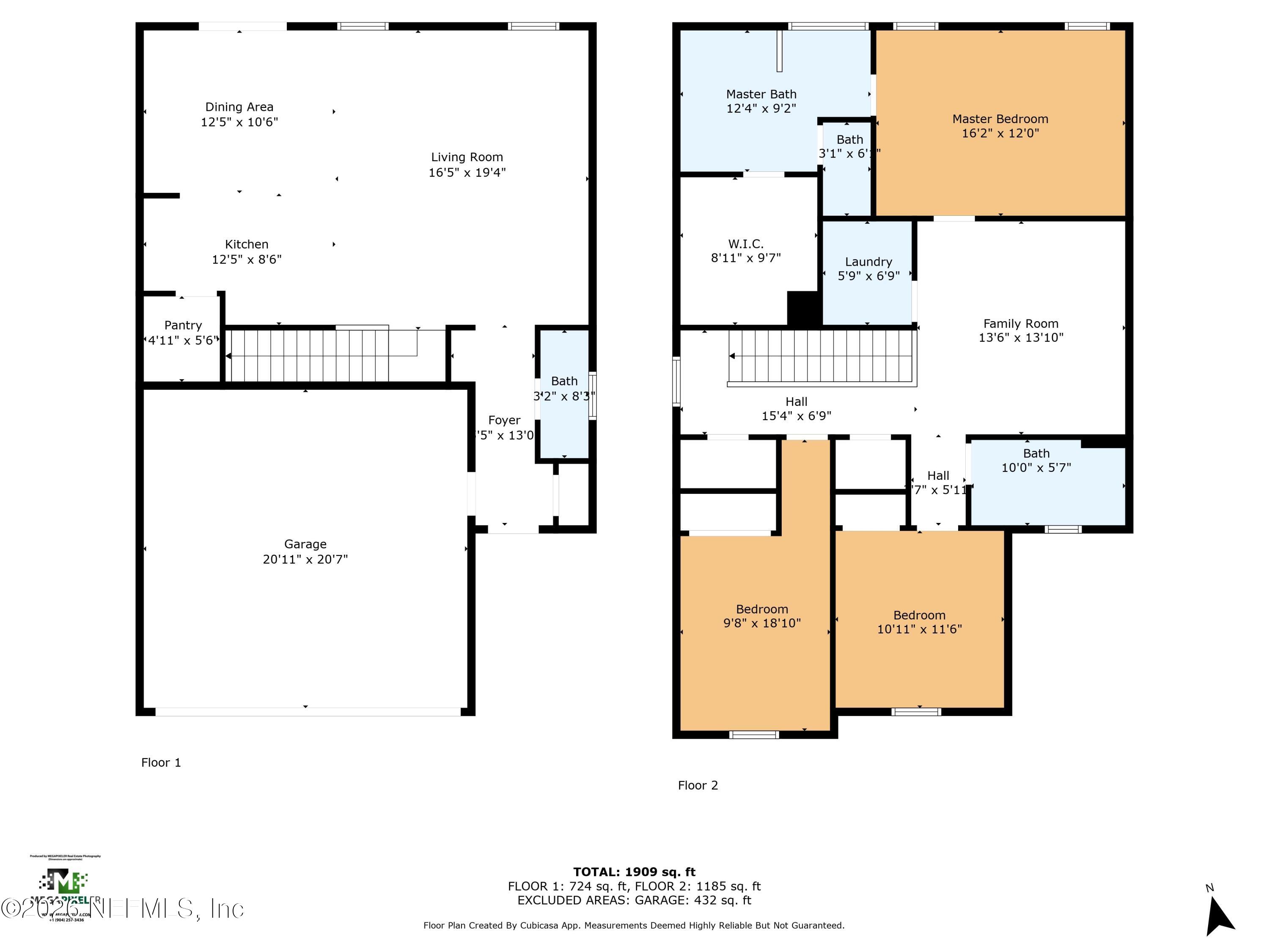 411 Narrowleaf Drive St. Johns, FL 32259 - Photo 39 of 39 Floorplan