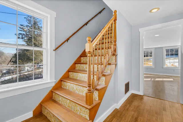 a view of wooden floor