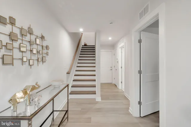 a view of entryway with stairs