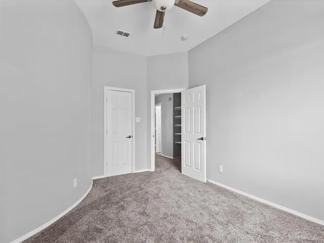 a view of an empty room