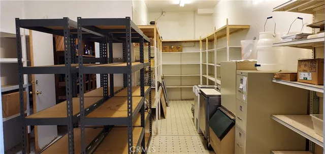 a view of storage and utility room