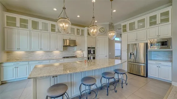 a bedroom with a bed and a walk in closet