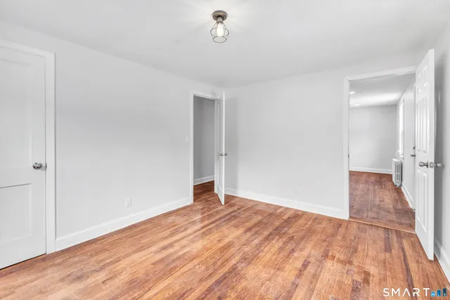 wooden floor in an empty room