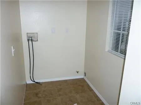 a view of a glass door