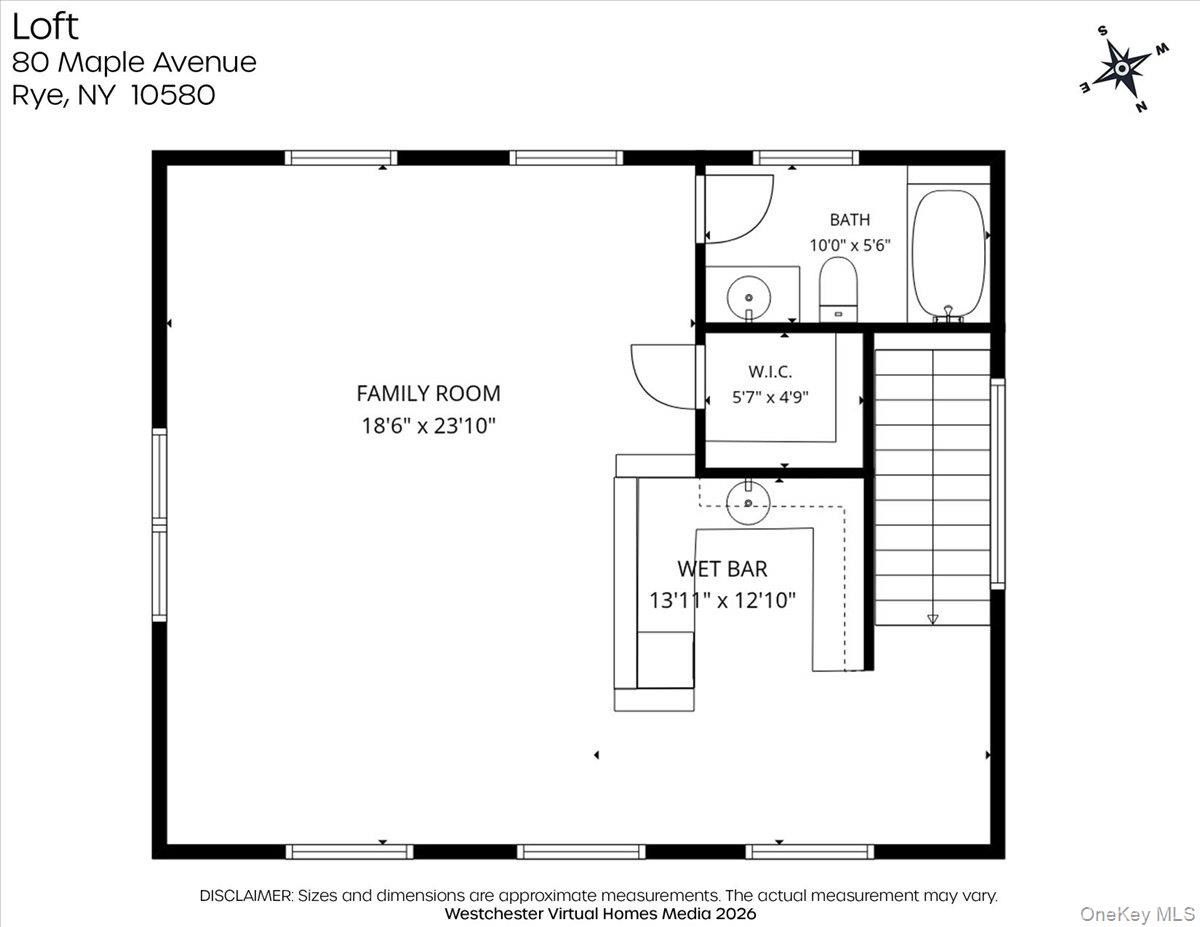 80 Maple Avenue Rye, NY 10580 - Photo 36 of 37 The Loft in the Carriage House