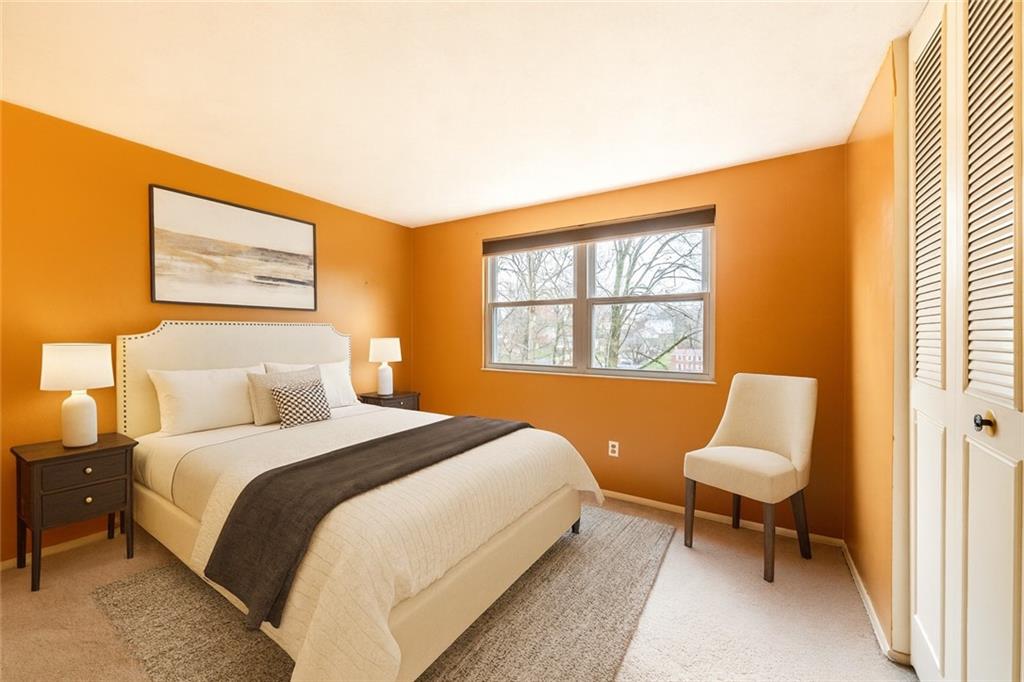 1069 Highfield Road Bethel Park, PA 15102 - Photo 18 of 41 a bedroom with a bed and a window