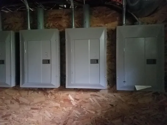 a view of backyard with hardwood