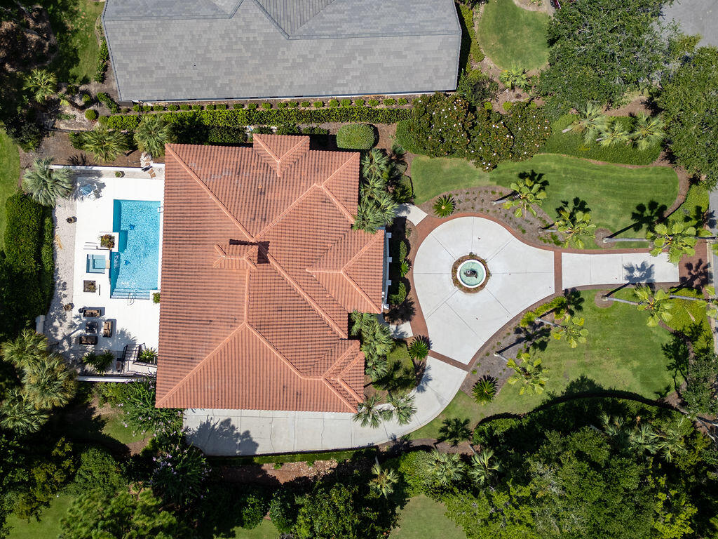 2940 Pine Valley Road Miramar Beach, FL 32550 - Photo 11 of 97 an aerial view of a house with a yard and garden