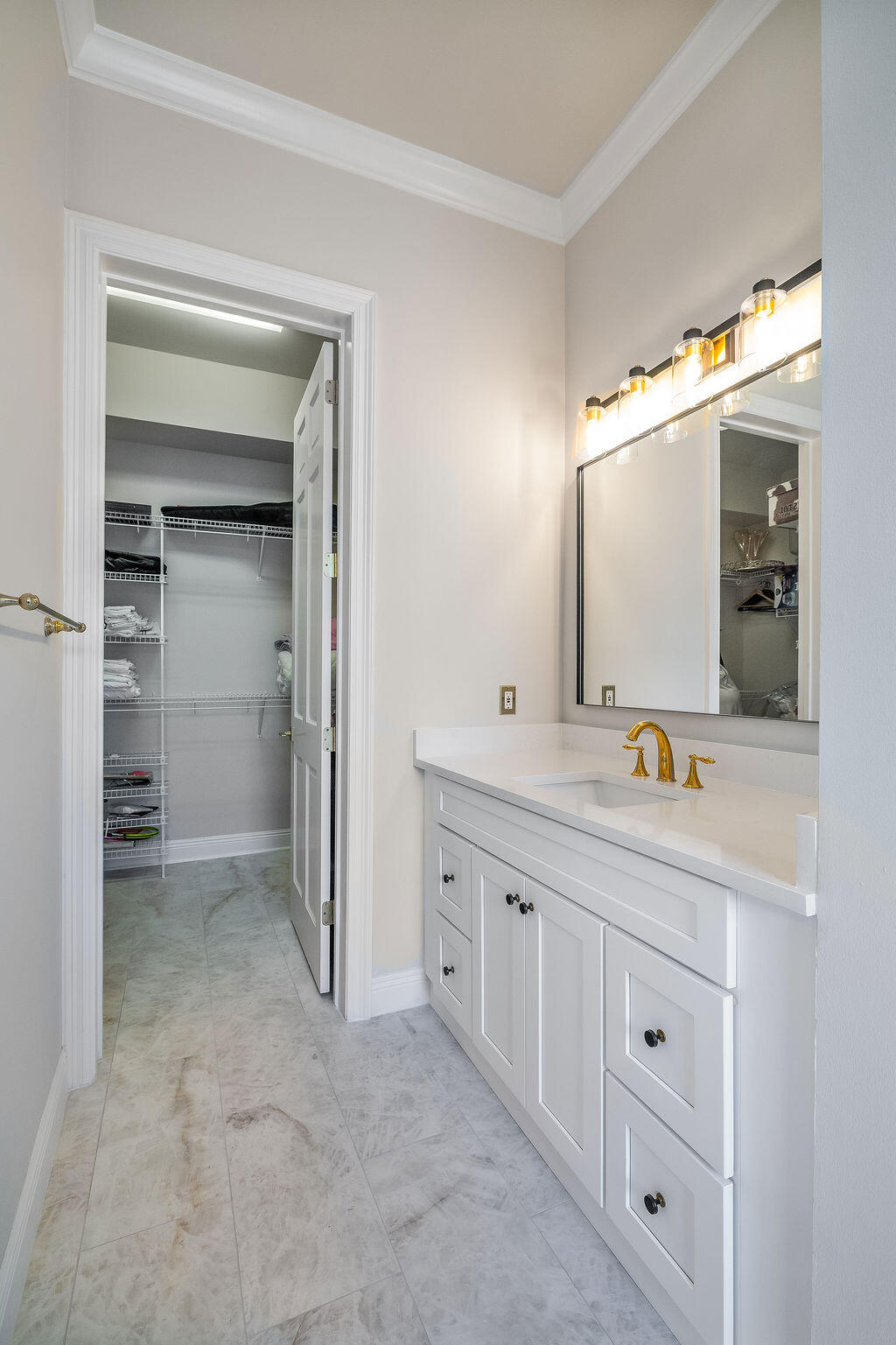 2940 Pine Valley Road Miramar Beach, FL 32550 - Photo 77 of 97 a bathroom with a sink and a mirror