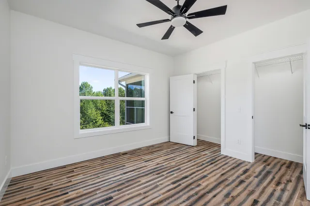 an entryway with a window