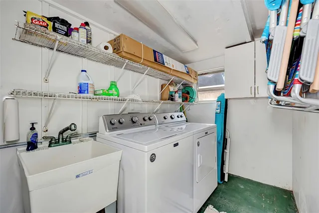 a view of a lake with a big yard