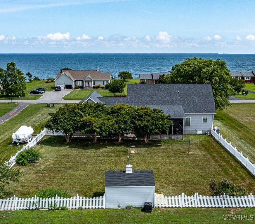 324 Potomac Drive Heathsville, VA 22473 - Photo 7 of 50 an aerial view of a house with garden space and houses with swimming pool