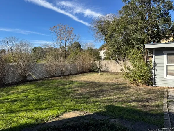 a view of an outdoor space and yard
