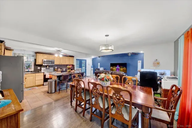 a kitchen with granite countertop lots of counter top space