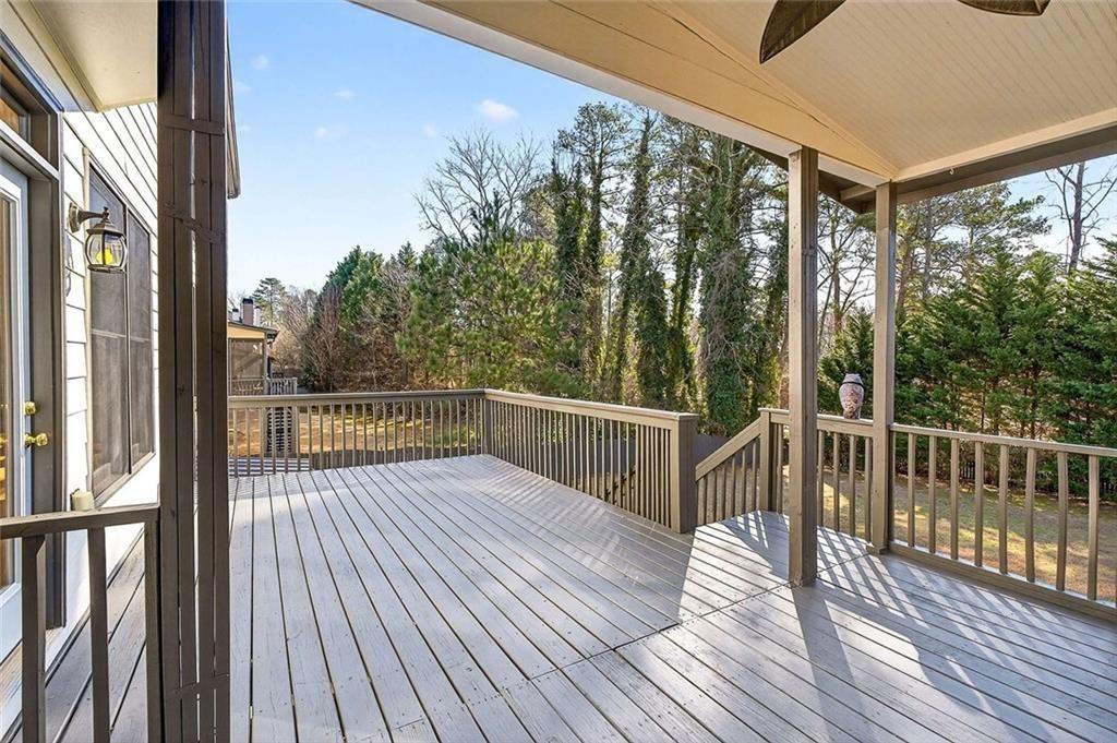3316 Keenland Road Marietta, GA 30062 - Photo 48 of 57 a view of balcony with wooden floor