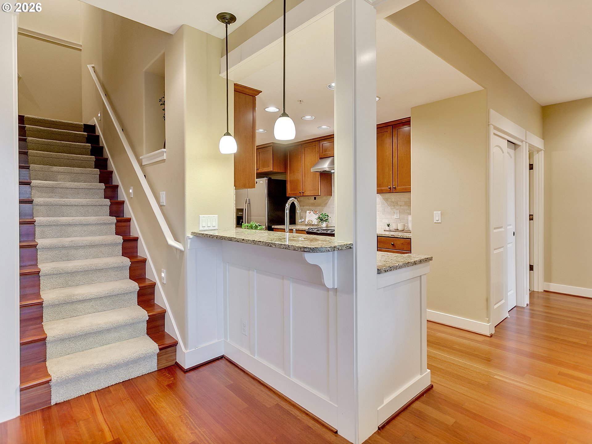 3642 Southwest Baird Street, Unit 5 Portland, OR 97219 - Photo 24 of 43 Staircase