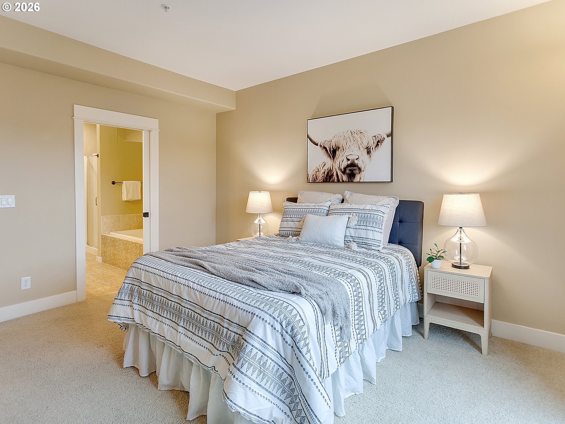 3642 Southwest Baird Street, Unit 5 Portland, OR 97219 - Photo 25 of 43 Primary Bedroom