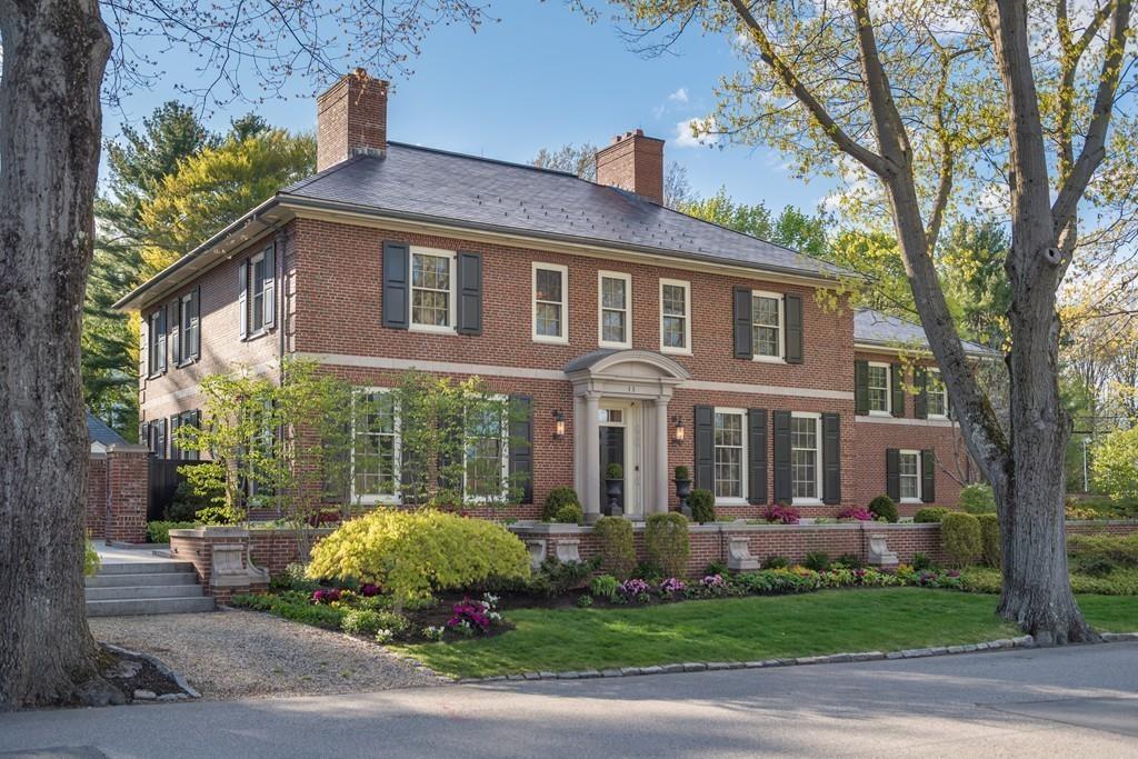 11 Cramond Road Brookline, MA 02467 - Photo 30 of 41 a front view of a house with garden