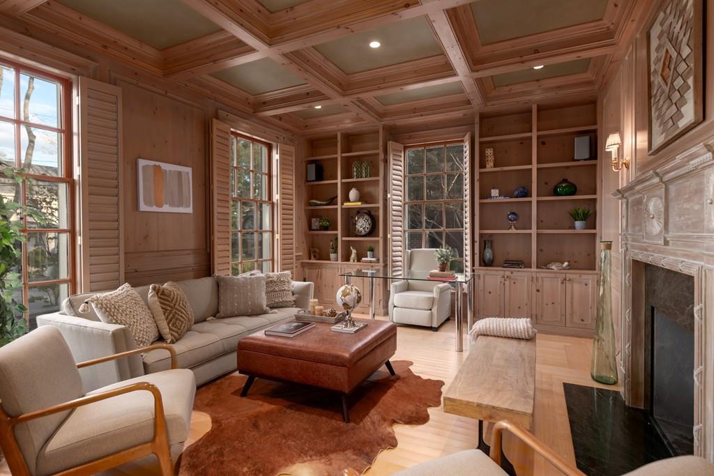 11 Cramond Road Brookline, MA 02467 - Photo 8 of 41 a living room with furniture and a large window