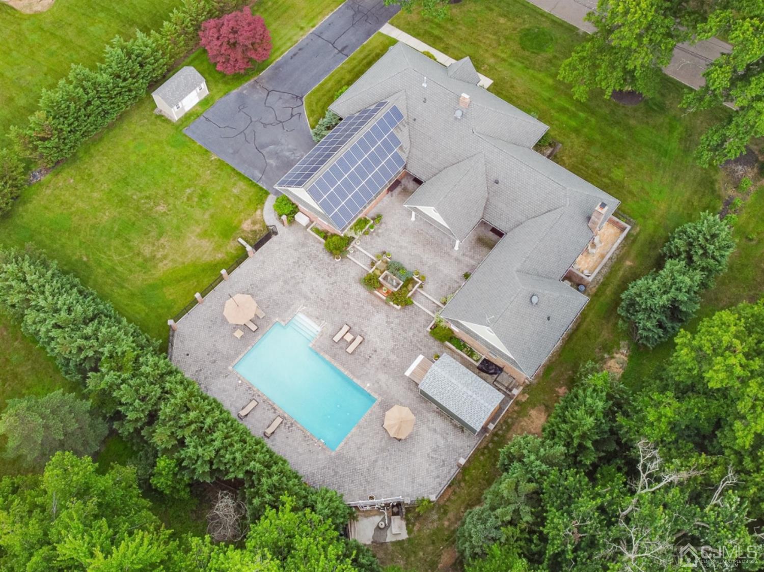 4 Longview Road Edison, NJ 08820 - Photo 46 of 47 an aerial view of residential houses with outdoor space