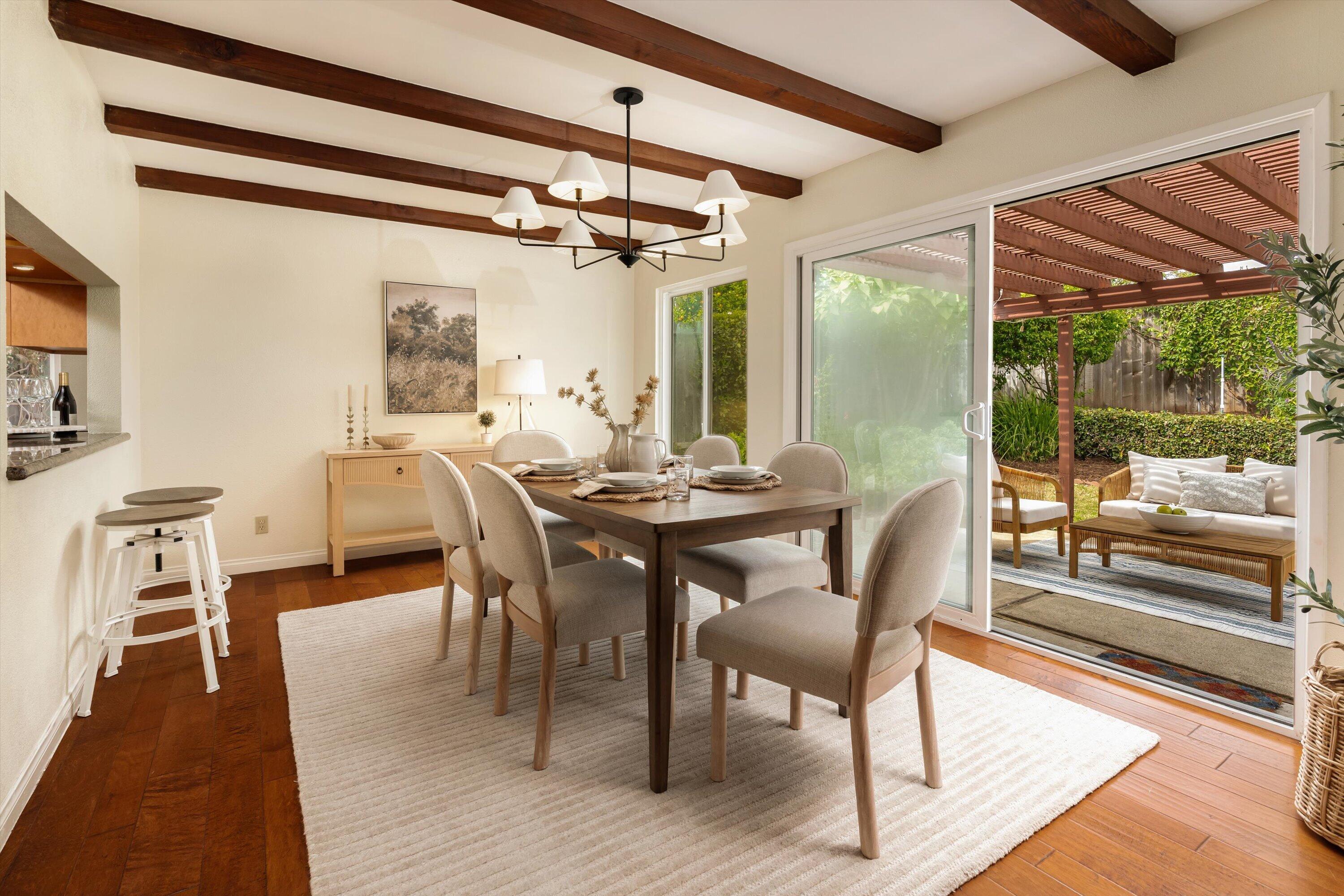 5474 Berkeley Road Santa Barbara, CA 93111 - Photo 11 of 38 Dining Room to Patio/Back Yard