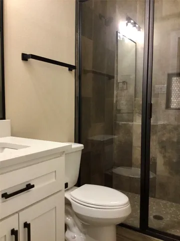 a view of a room with an empty space