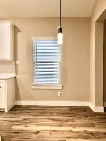 a view of a room with window