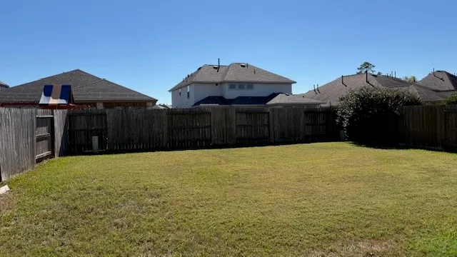 a house view with a outdoor space
