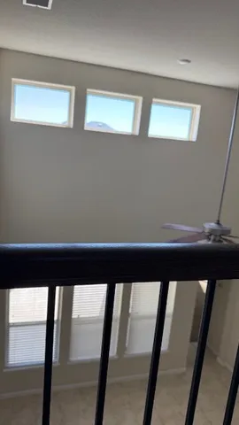 a view of a lake with sunset view