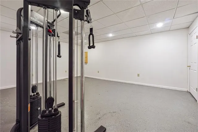 a view of a walk in closet