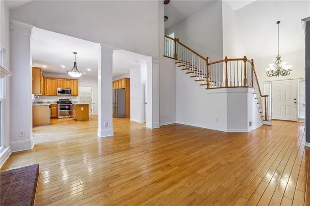 a view of a living room