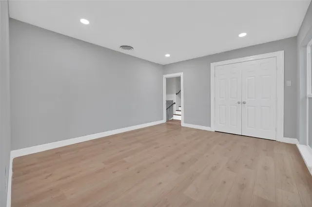 a view of an empty room