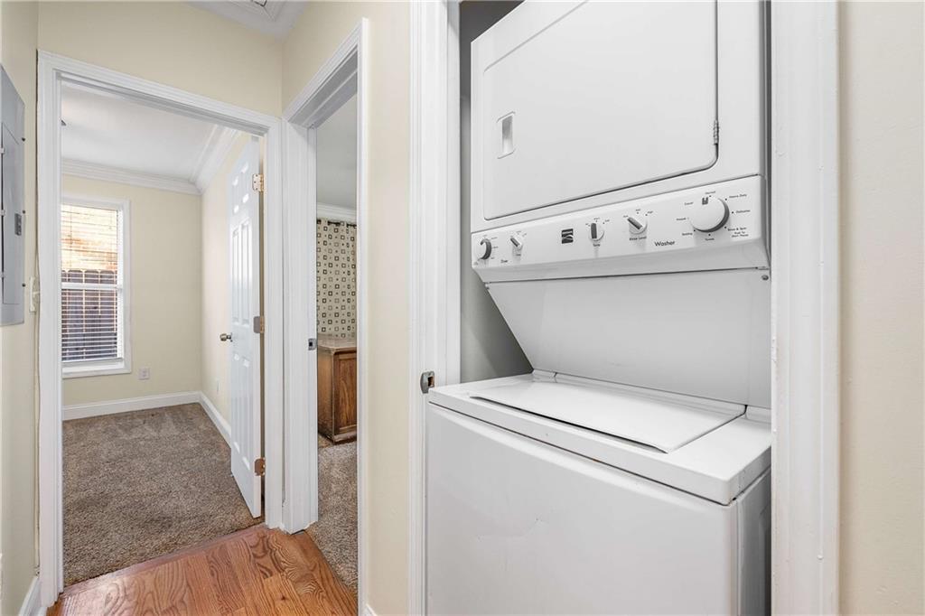 1674 Browning Street Southwest Atlanta, GA 30314 - Photo 15 of 35 a utility room with dryer and washer
