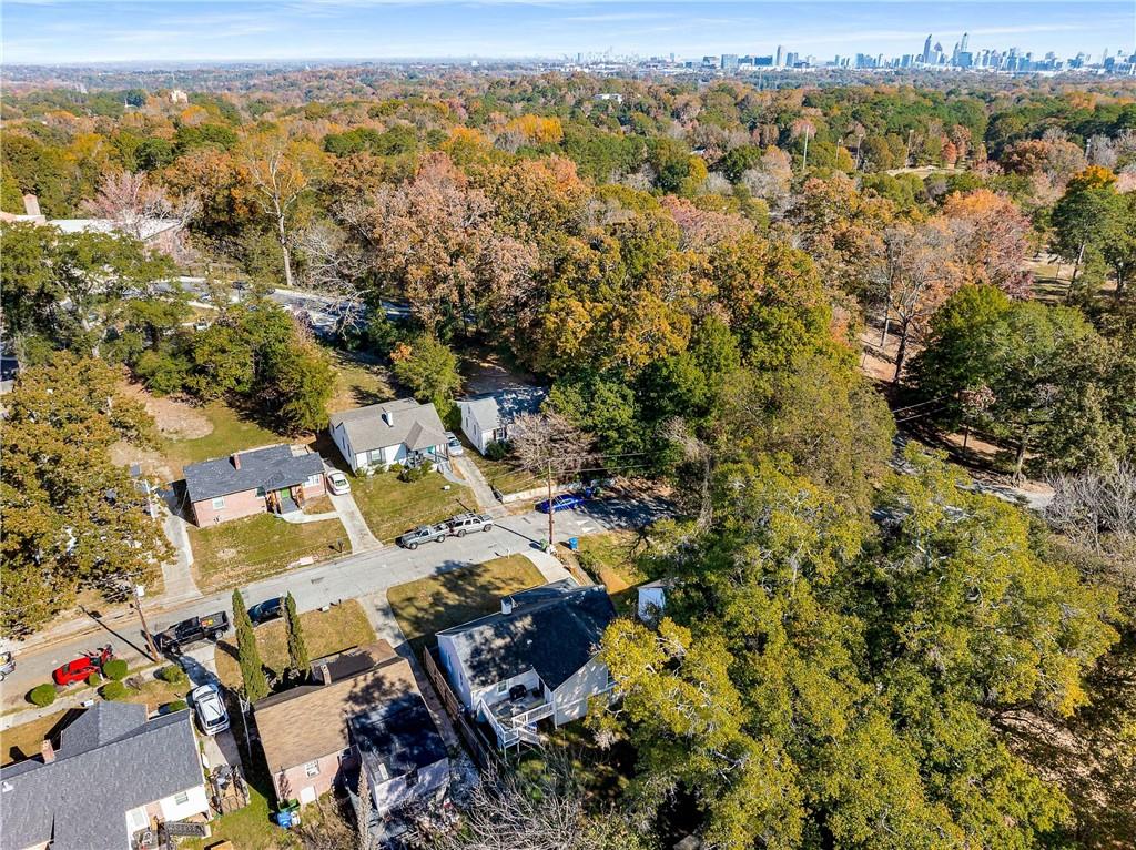 1674 Browning Street Southwest Atlanta, GA 30314 - Photo 33 of 35 an aerial view of residential houses with outdoor space