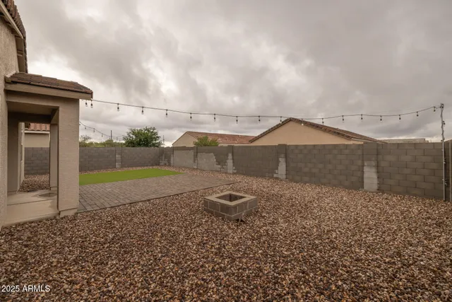 an aerial view of multiple houses
