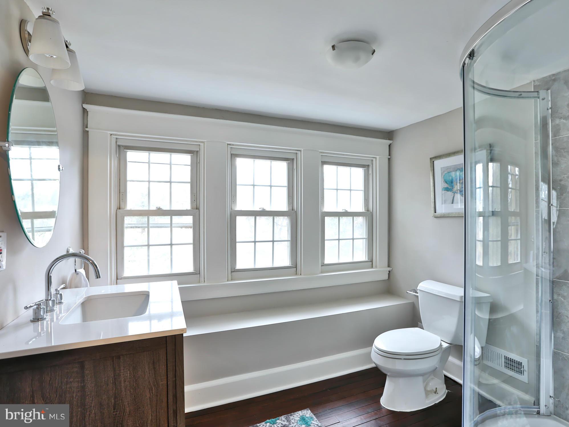 515 Old Orchard Road Baltimore, MD 21229 - Photo 25 of 30 Top Floor Bath with Stone and Glass Shower