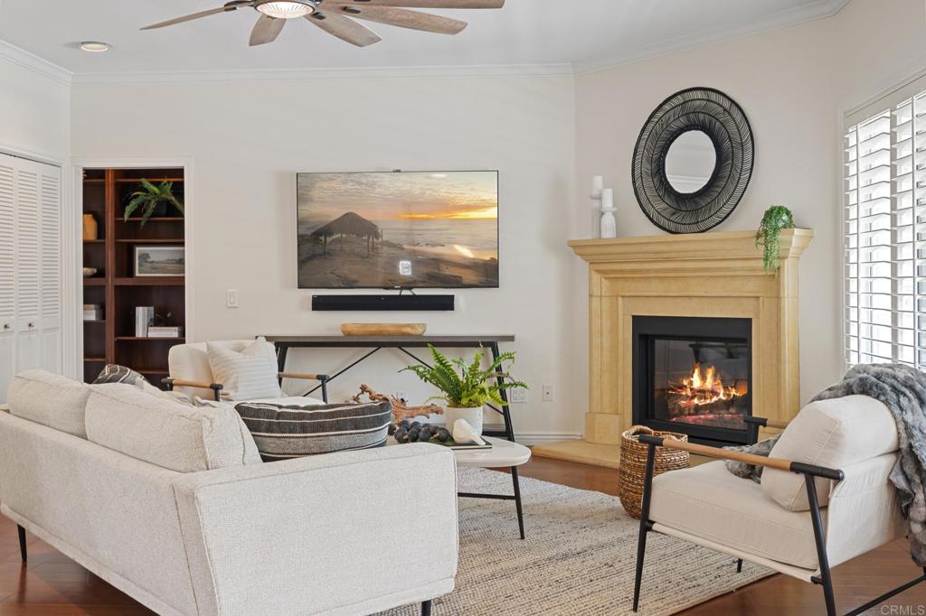 14403 Gaslight Court Poway, CA 92064 - Photo 13 of 58 a living room with furniture and a fireplace
