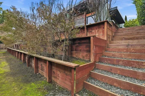 a view of outdoor space and deck