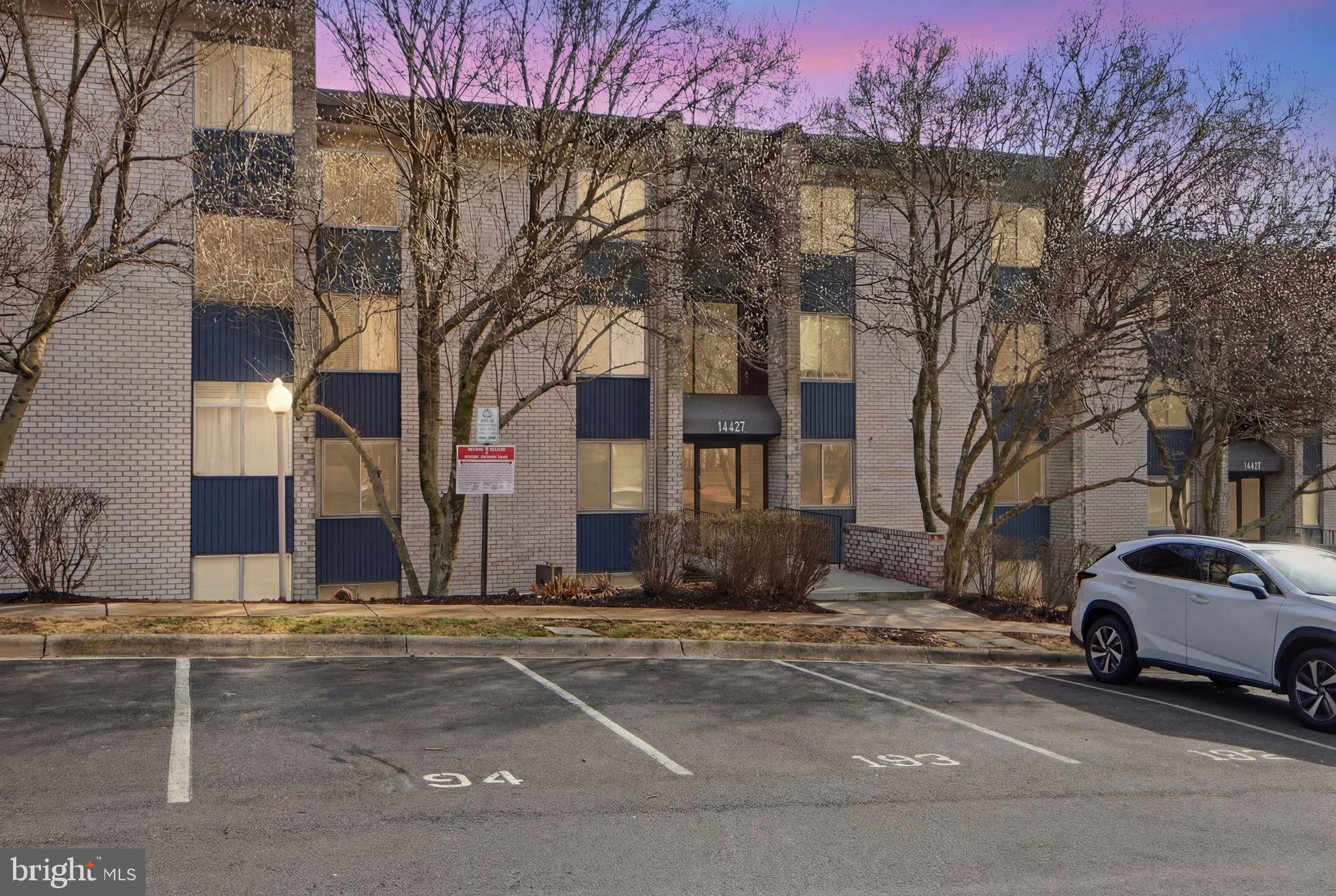14427 Parkvale Road, Unit 7 Rockville, MD 20853 - Photo 3 of 43 Charming apartment complex at twilight.