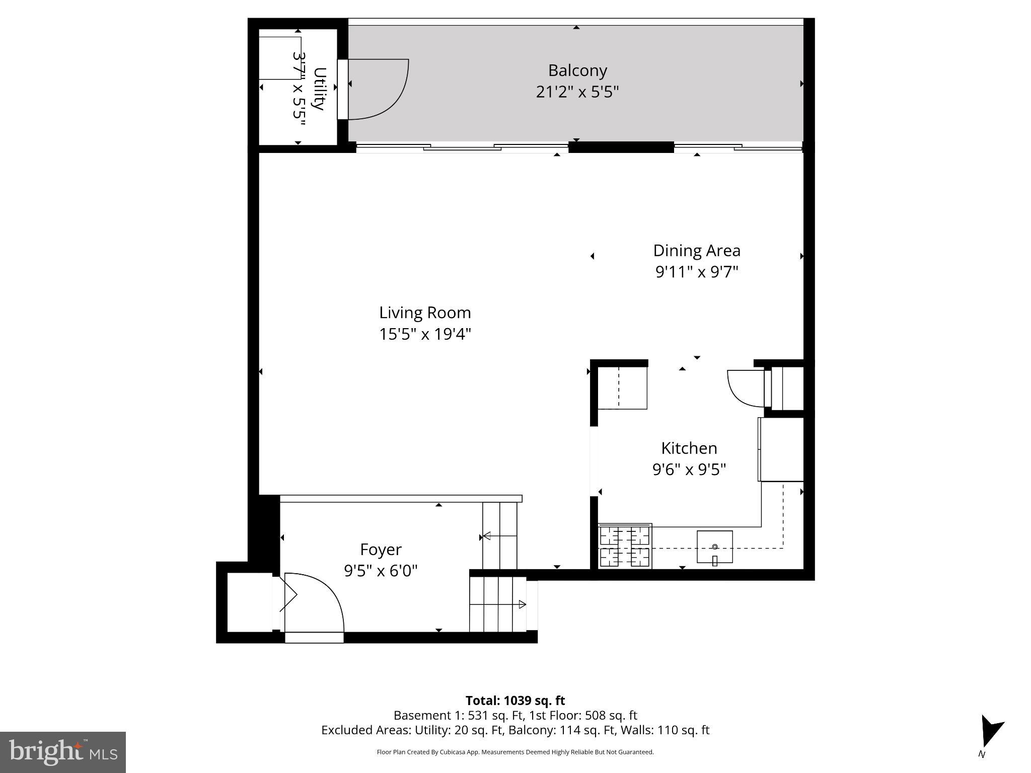14427 Parkvale Road, Unit 7 Rockville, MD 20853 - Photo 43 of 43 Spacious floor plan with balcony views.